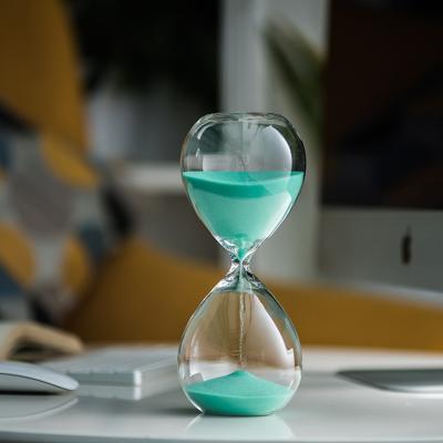 Da ampulheta de vidro do temporizador da areia pulso de disparo fundido da areia do tempo para a decoração da casa