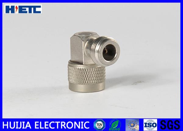 N Type Male To Female R/A RF Connector Adapter With Brass Body Gold Plated