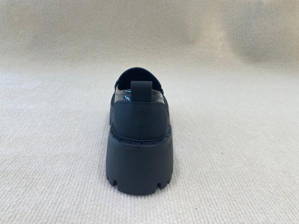 Ladies Thick Heel Mules Low Cut Bright Surface Womens Heeled Mules