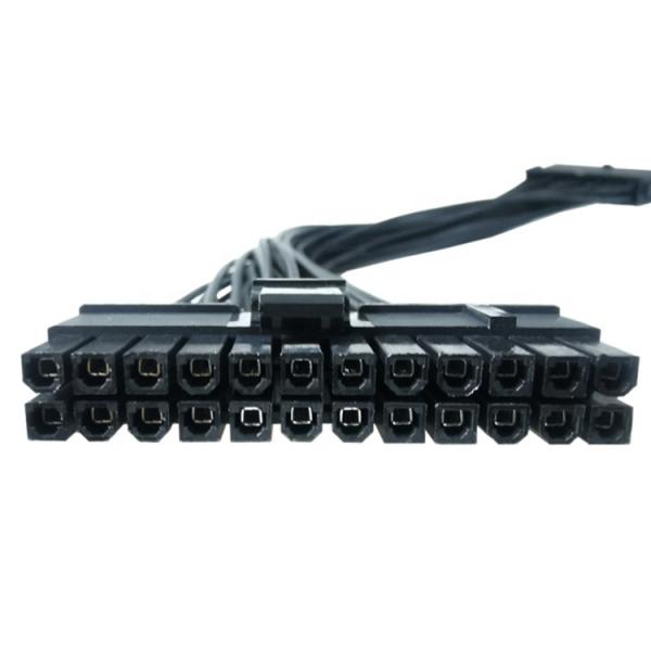 Male to Female PSU 24pin ATX Power Supply Extension Cable for Computer Motherboard
