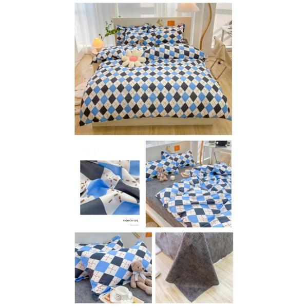 Moderno estilo atractivo Set de ropa de cama de edredón con densidad de tejido anti-mito de polvo 173*118