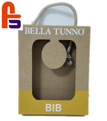 Folding Kraft Paper Box Full Color Logo Printed Matt Lamination With Cotton Handle