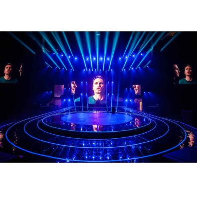 3.1m Holo Gauze Screen , 3D Holographic Mesh Screen Creates Image Floating In The Sky