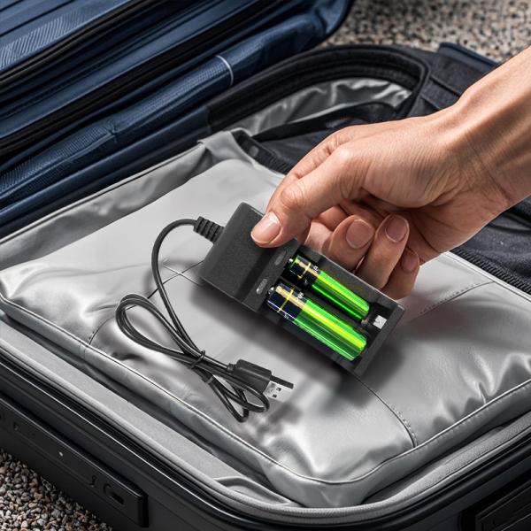 Factory OEM ODM 2 slots NIMH NICO 1.2v battery charger with USB