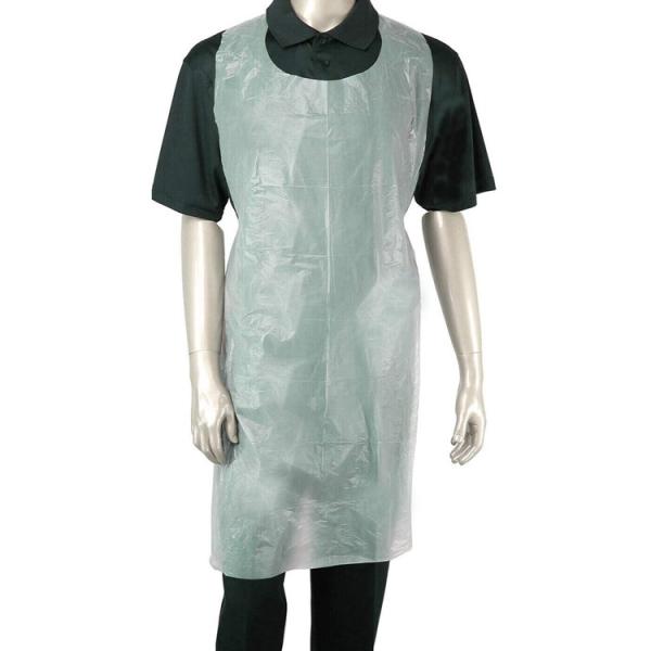 À prova de água descartável unisex dos aventais do polietileno para a indústria alimentar