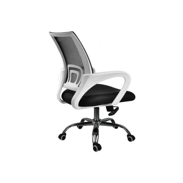 Height Adjustable Lift Orange Heated Mesh Office Chair