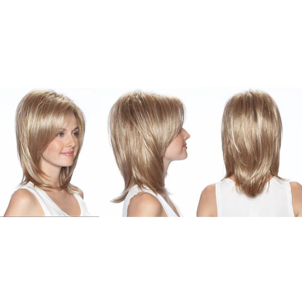 Synthetic Hair Wigs For Black Women Blonde Natural Looking Wigs Straight