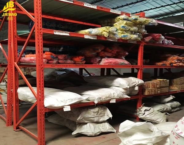 4 Beam Level Medium Duty Steel Rack Q195 Steel Material Assembly Columns
