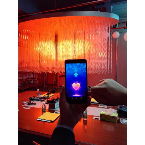 На открытом воздухе гибкий занавес приведенный 60Hz привел прозрачный экран