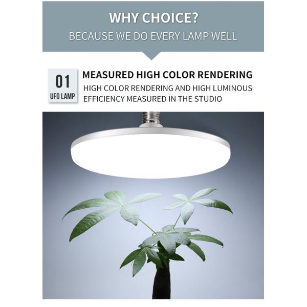 Energy Saving 15W LED UFO Light Garage Stall E27 Night Lighting Bulb