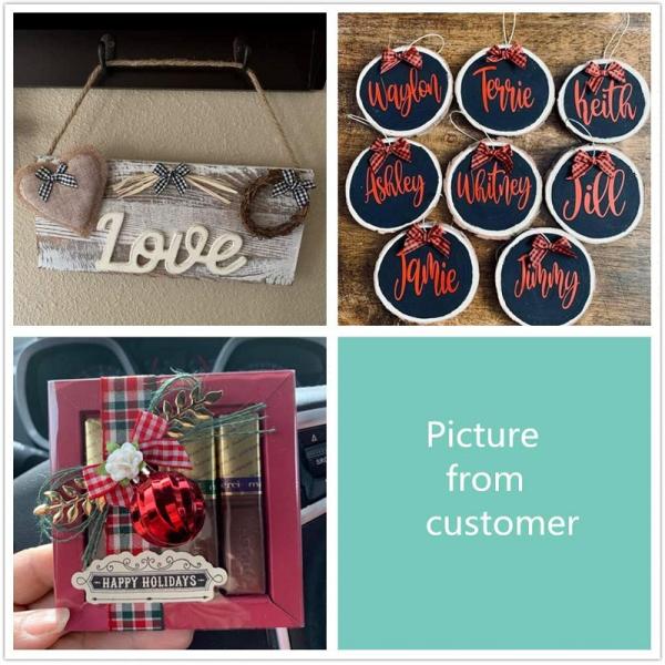 Ribbon Bow Style Mini Gingham 4*4cm Craft Ribbon Bows for Customer Requirements