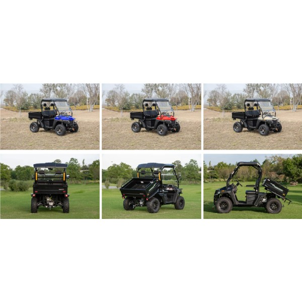 Electric Golf UTV 10kw With 75km Long Distance Dual A-ARM Independent Suspension