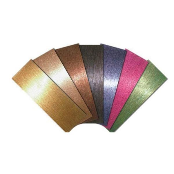 Color Anodized Brushed 0.5mm 5005 Aluminum Alloy Sheets
