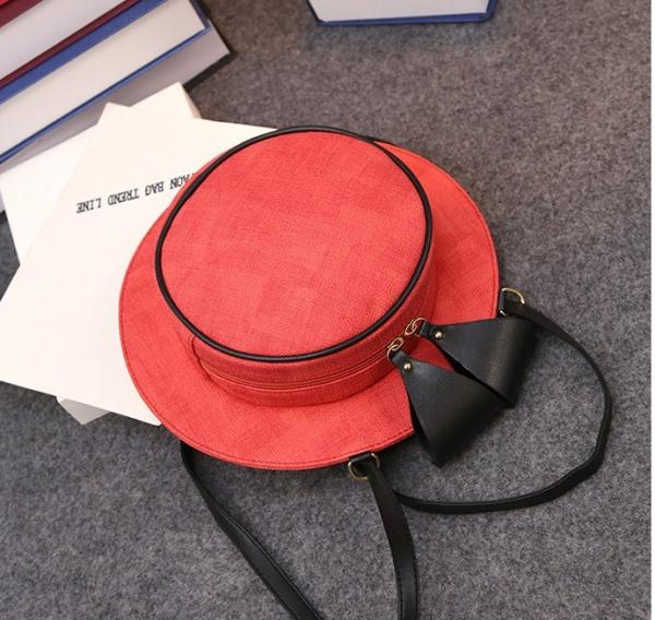 2016 summer new linen hat personality casual fashion trend in Europe and America female Shoulder Messenger