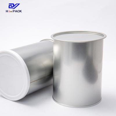 Feeding Food Protein Powder Tin Can Silver Tall Tin Can D153*173mm