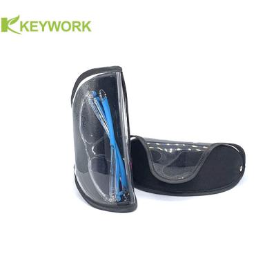 Os óculos de sol semi macios dos esportes encaixotam o PC de coberta exterior transparente Shell Factory interna do PVC