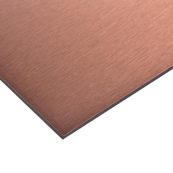 1220mm de prata escovou resistente UV do painel composto de alumínio
