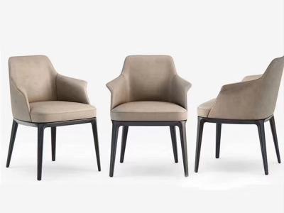 FlexiEdge Appuie-bracelet côté cuir en PU chaises à manger de style italien