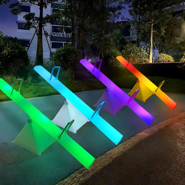Eco-Friendly Double Hanging Sensory Swing Chair with 16 RGB LED for Indoor and Outdoor Play