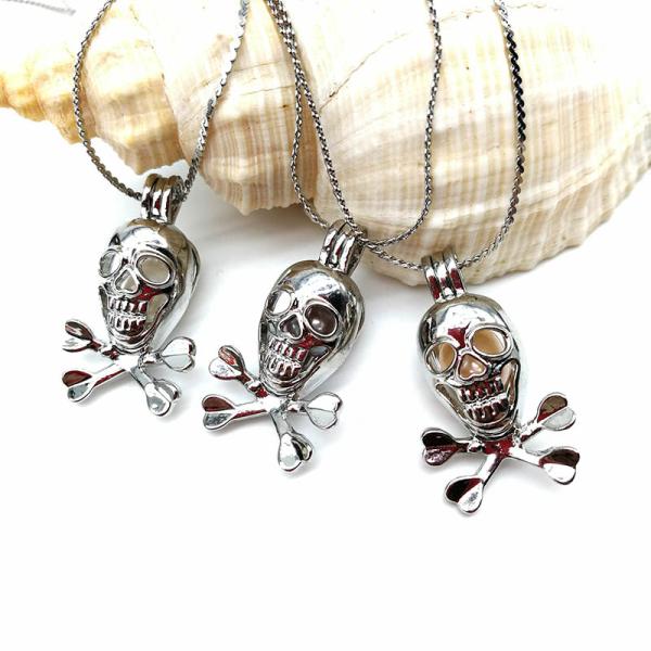 DIY Locket Pendant Oyster Pearl Cage Bead and Essential Oil Diffuser Jewelry Making