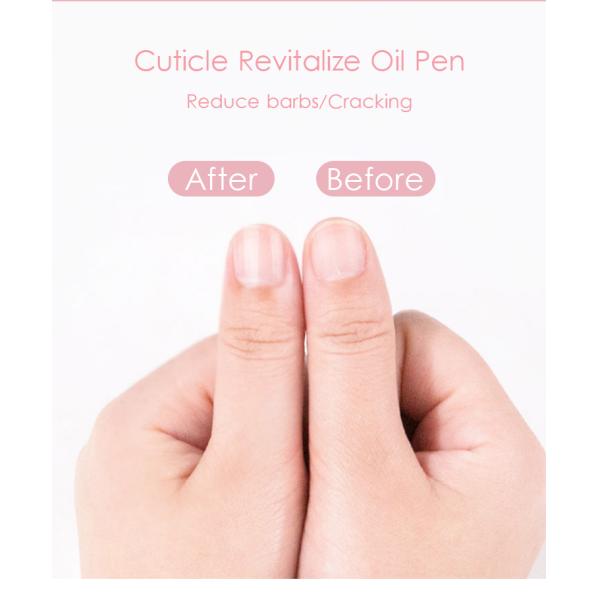 Fácil de aplicar pluma de aceite de la cutícula de las uñas vacía 3ml plástico de formato de tubo de cepillo torcer la pluma de cepillo para el aceite hidratante de la cutícula de las uñas