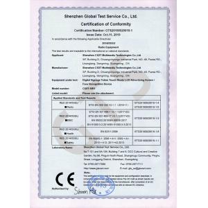 Shenzhen CSXT Multimedia Technology Co., Ltd. Сертификации