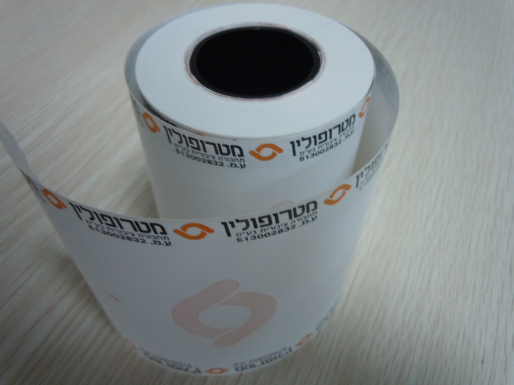 Popular BPA free thermal paper rolls with Cardboard core