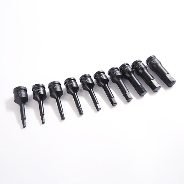 H5 Hex  Impact Socket Set for Durable Car Repairing 1 1/2IN, 3/4IN, 1/2in, 3/8in