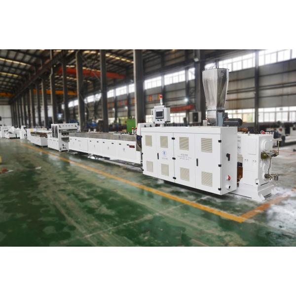 16-32mm Four Strands PVC Conduit Pipe Production Line With 10 Cavities Belling Machine And Automatic Packaging Machine
