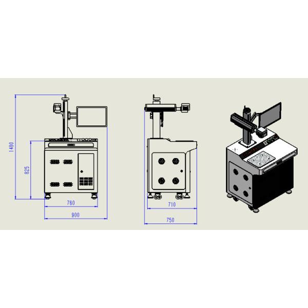 Raycus Ipg Jewelry Ring Laser Printer Engraver Laser Marking Equipment