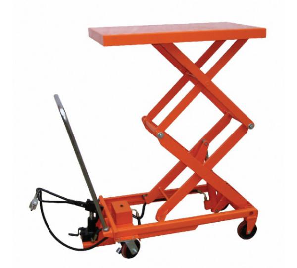 Hydraulic System Transport Trolley 350Kg Load Capacity CE Certified Overload Protection 1300mm Max Height