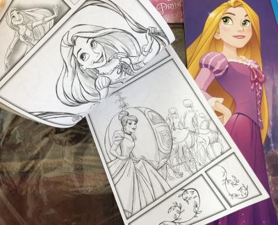 Impressão do livro para colorir dos desenhos animados, ponto Softcover da impressão do livro de bolso UV