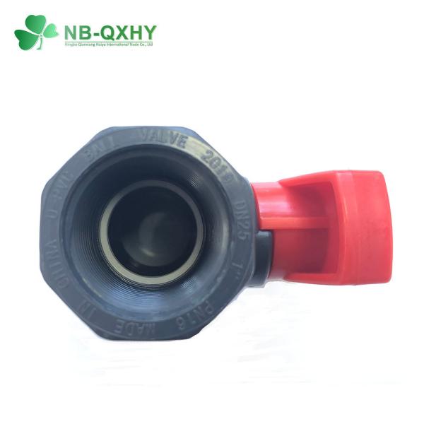 Glue Connection Form PVC Octagonal Ball Valve Water Valve for Industrial Applications