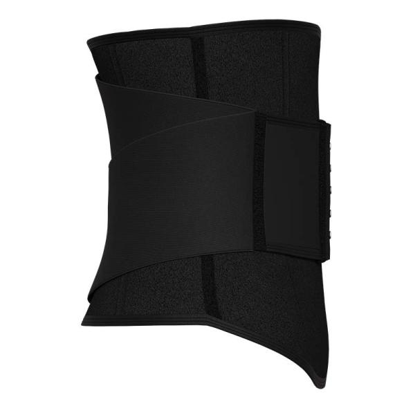 Black Waist Trimmer Sweat Belt Neoprene With Hooks Everyday Wear MHW100328B