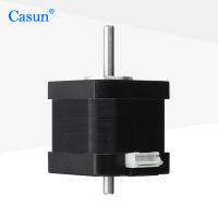 Motor de dois eixos de 20 mm de comprimento NEMA 17 0.40N.M 0.4A para cabeça de impressão com CE
