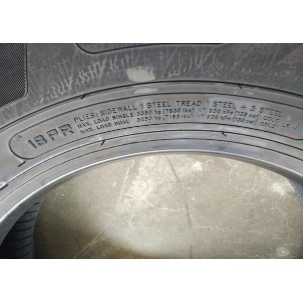 TL / TT Tube Low Rolling Resistance Truck Tires , 12R 22.5 Tires Closed Tire Shoulder