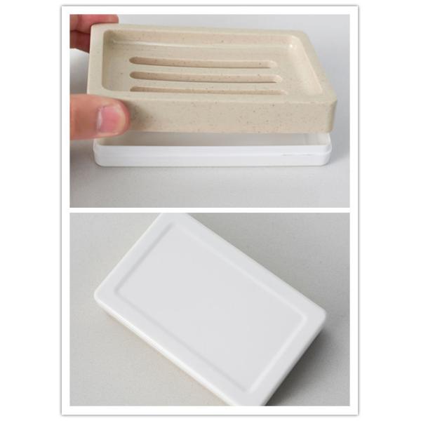 Plastic Soap Holder Case Dish Stand For Shower Bathroom Kitchen Sinks