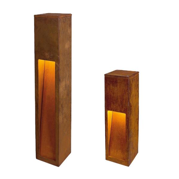 Luzes de jardim de aço corten impermeabilizantes externas 10 W 12 W para gramado