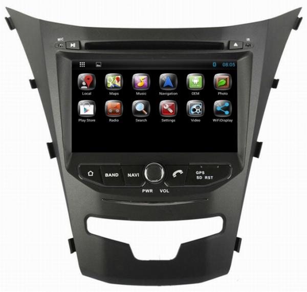 Ouchuangbo Android 4.2 Car DVD Radio Stereo System for Ssangyong Korando 2014 3G Wifi USB GPS OCB-8067C