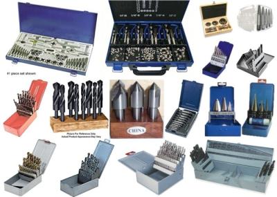 Full Range HSS CS Drill Bit Set Professional Design Titanium TiN Coating