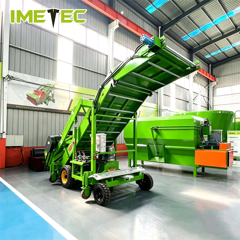 Horizontal Travel Silage Loader Reclaimer Cattle Sheep Livestock Feeding Equipment