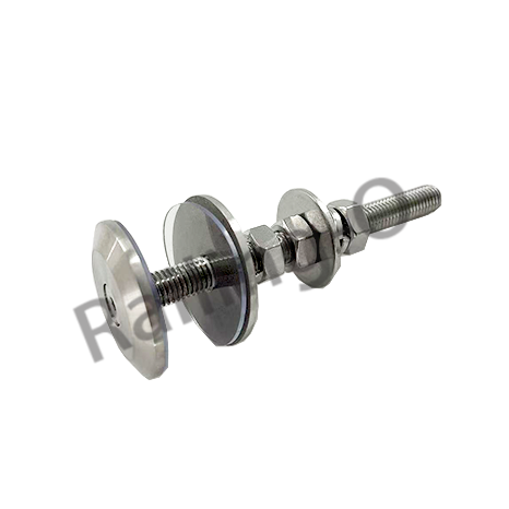60mm OD Glass-Wall Holder Φ60 H150 AISI304/316 Satin/Mirror for Heavy Glass