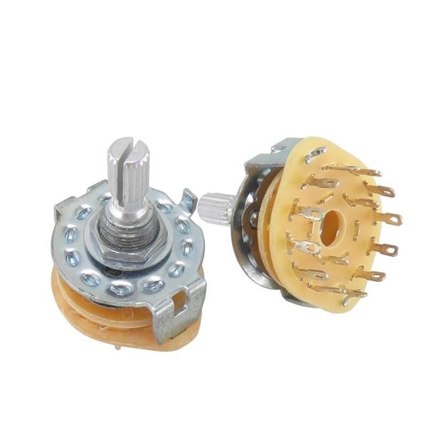 Industrial-Grade Rotary Switch Selector Withstand Voltage 500V AC 1 MIN For Stress Environments