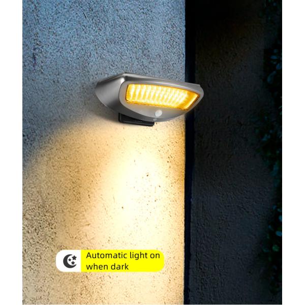Modern Solar Motion Sensor Light Led Solar Wall Light with Color Rendering Index Ra 85