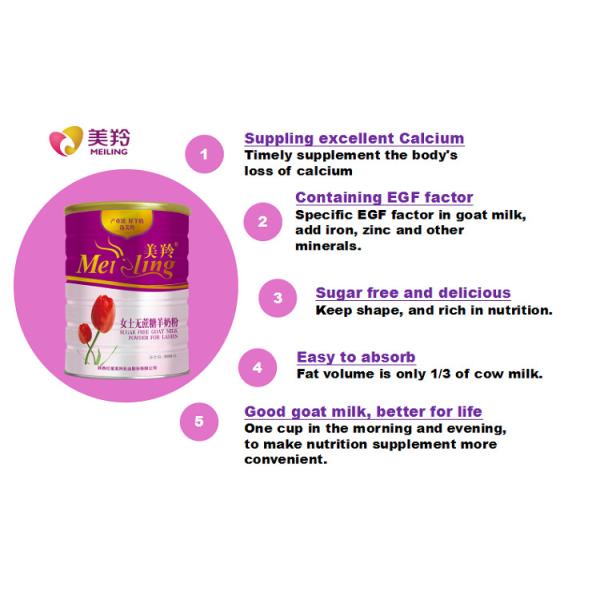 Высушенная дама сухое молоко козы для ускоряет ход метаболизма
