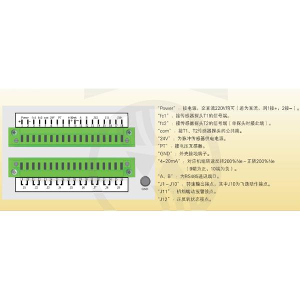 High Precision Reliable Speed Monitoring Device Generator Frequency , ZKZ-3S Type