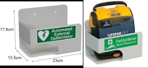 AED de aço laminado de Zoll mais corrosão da montagem da parede do desfibrilador do suporte da parede a anti