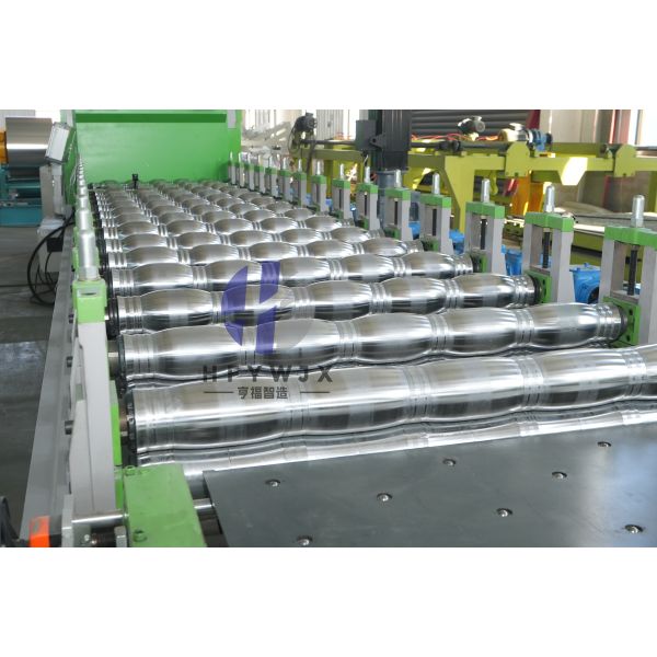 Intelligent Control 16-21 Roll Glazed Tile Roll Forming Machine 1110  Full Automatic