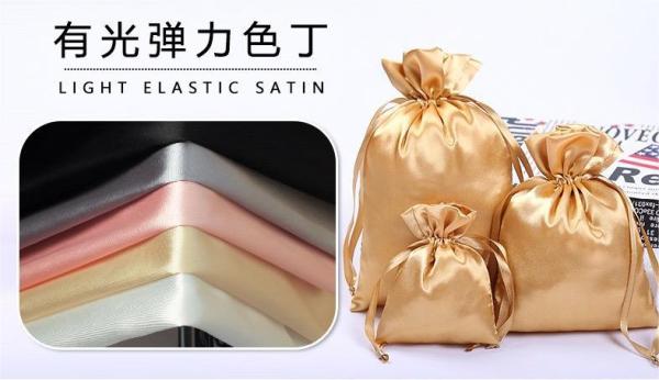 Customized Elastic Light 95 Polyester 5 Spandex 100G Digital Print Silky Satin Silk Fabric for Women's Clothing Dresses Curtain