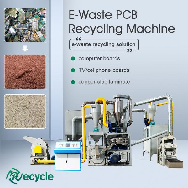 99% Separating Rate Other Waste Cell Phone PCB Recycling Plant with 200KG/H Capacity